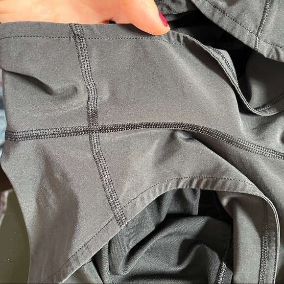 Lululemon Speed Up Short 2.5" Black / Efflorescent Barracks Green Black 2 - Picture 9 of 13